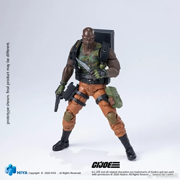 Roadblock 1/18 Scale Exquisite Mini | G.I. Joe | Hiya Toys