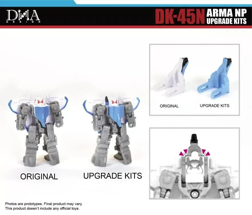 DK-45N Upgrade Kit for Transformers Generations Armada Nemesis Prime | DNA Design