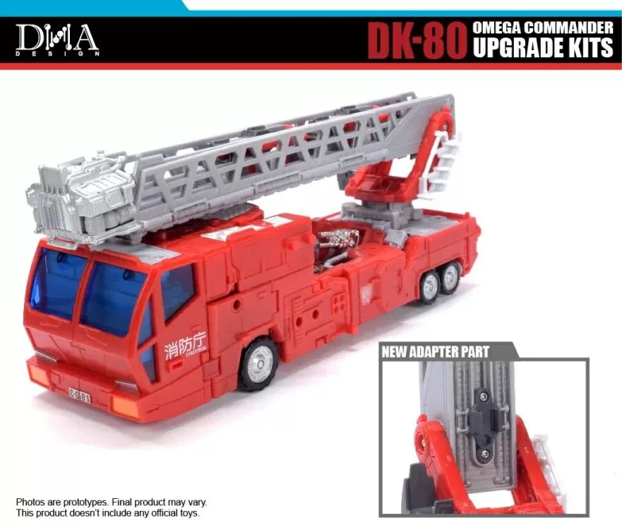 DK-80 Upgrade Kit for The HasLab Transformers Omega Prime | DNA Design