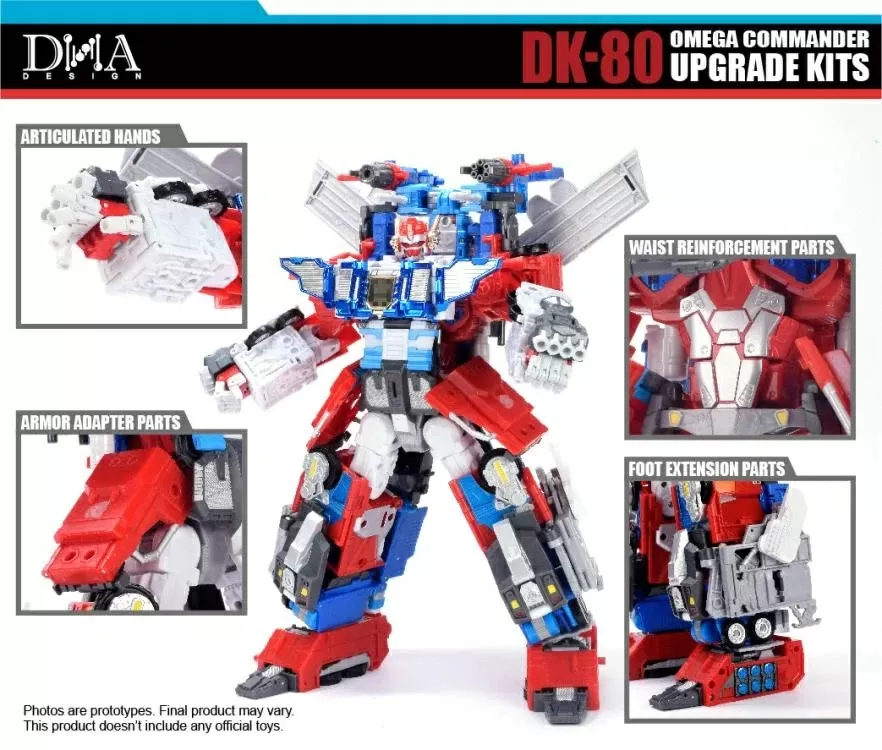 DK-80 Upgrade Kit for The HasLab Transformers Omega Prime | DNA Design