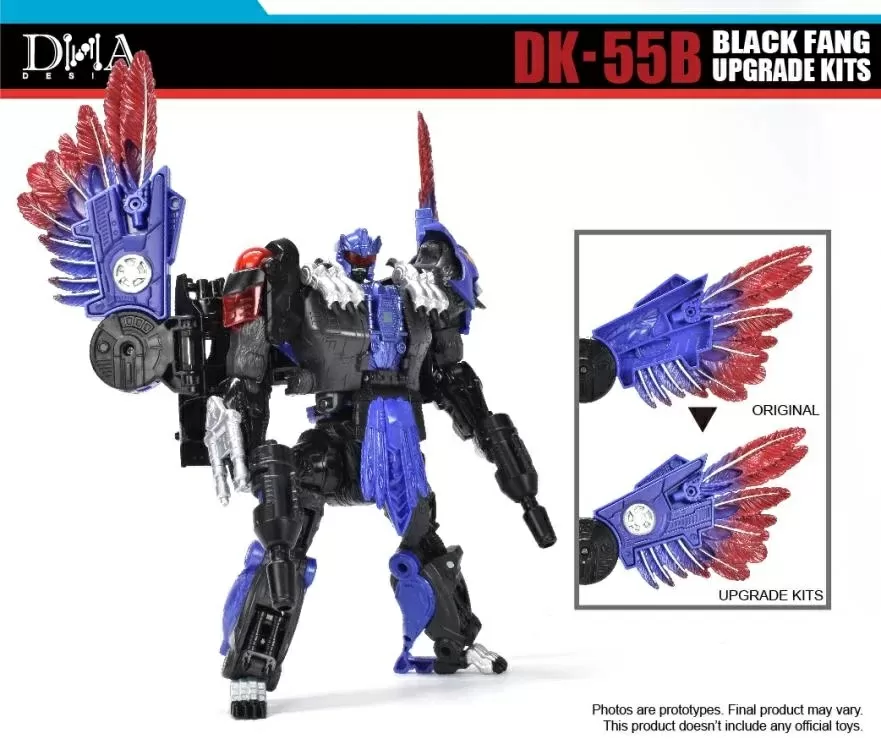 DK-55B Upgrade Kit for Transformers: Legacy  Tigerhawk | DNA Design