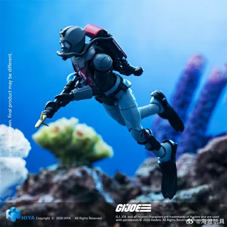 Cobra Eel 1/18 Scale Exquisite Mini | G.I. Joe | Hiya Toys