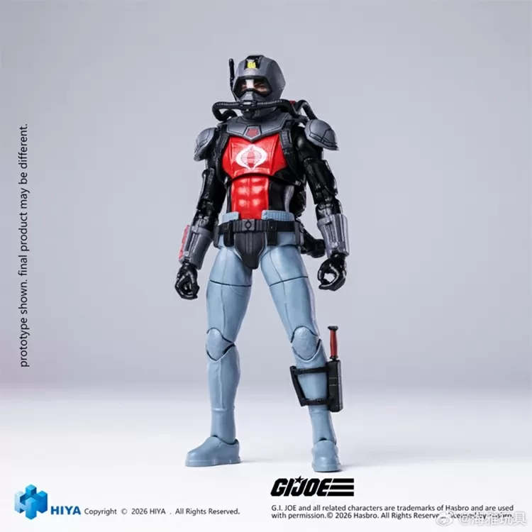 Cobra Eel 1/18 Scale Exquisite Mini | G.I. Joe | Hiya Toys
