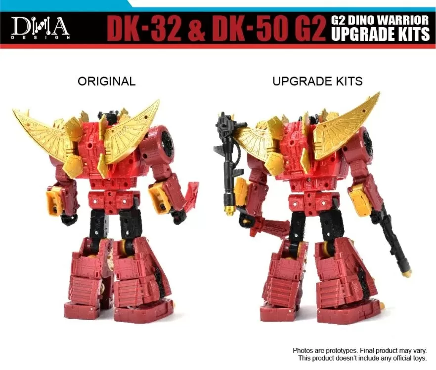 DK-32 and DK-50 G2 Dino Warrior Upgrade Kit | DNA Design