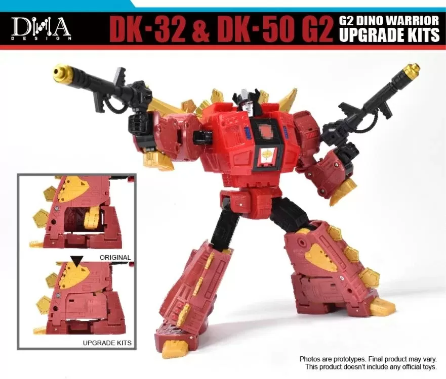 DK-32 and DK-50 G2 Dino Warrior Upgrade Kit | DNA Design