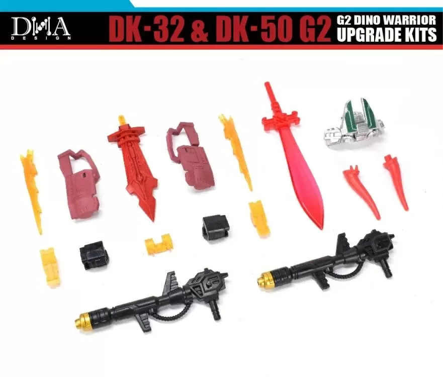 DK-32 and DK-50 G2 Dino Warrior Upgrade Kit | DNA Design