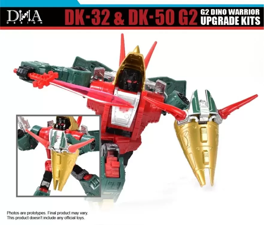 DK-32 and DK-50 G2 Dino Warrior Upgrade Kit | DNA Design