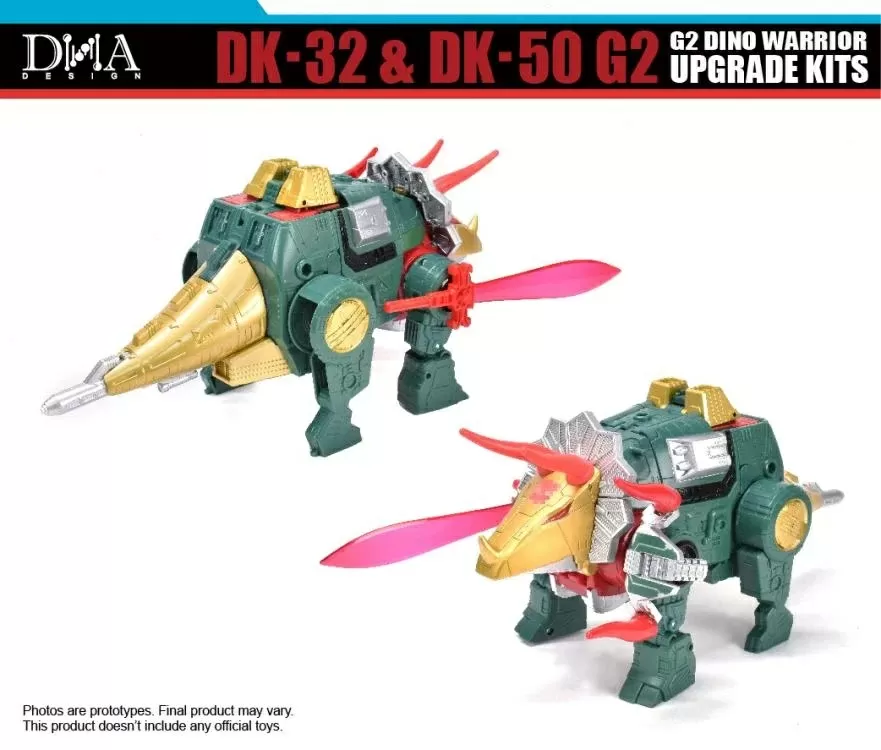 DK-32 and DK-50 G2 Dino Warrior Upgrade Kit | DNA Design