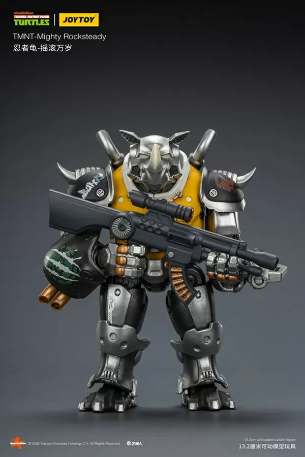 Mighty Rocksteady 1/18 Scale | Teenage Mutant Ninja Turtles | Joy Toy