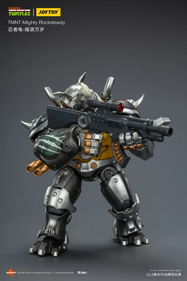 Mighty Rocksteady 1/18 Scale | Teenage Mutant Ninja Turtles | Joy Toy