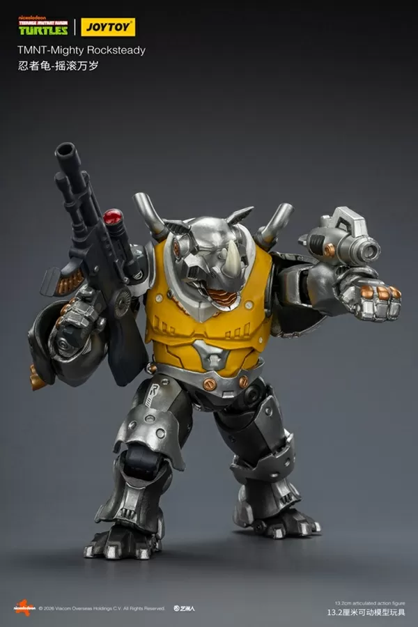 Mighty Rocksteady 1/18 Scale | Teenage Mutant Ninja Turtles | Joy Toy