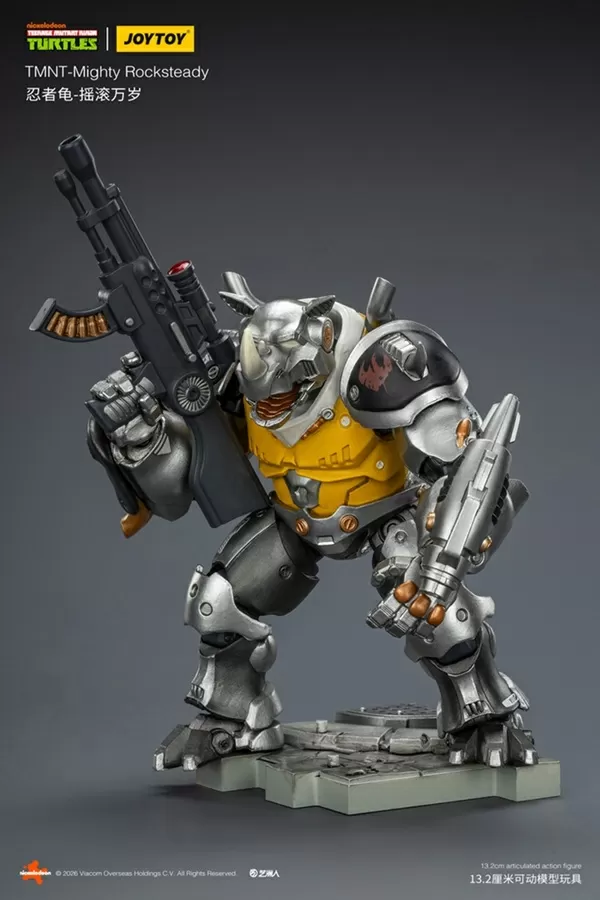 Mighty Rocksteady 1/18 Scale | Teenage Mutant Ninja Turtles | Joy Toy