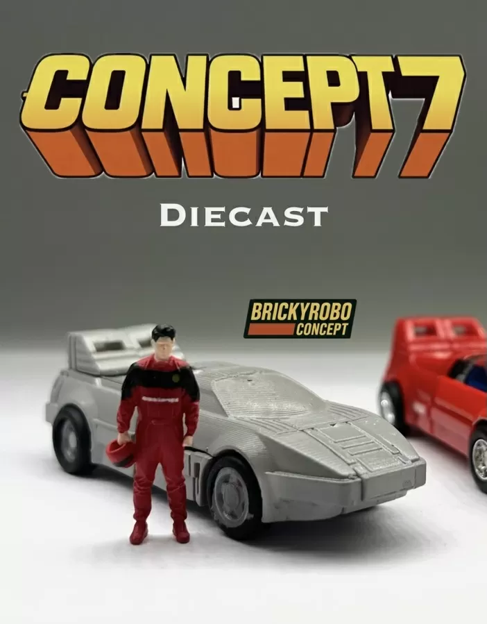 Concept 7 Die-Cast Figure | BrickyRobo