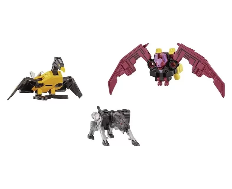 MPG-22 Jaguar and Buzzsaw and Ratbat T-Spark | Transformers Masterpiece G