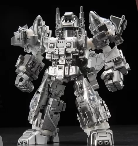 JGM-SKP04 Steel Kiddy Party Mini Brave Dual Charger and Combiner Set of 5 | Super Deformed | Laser Cat Toy