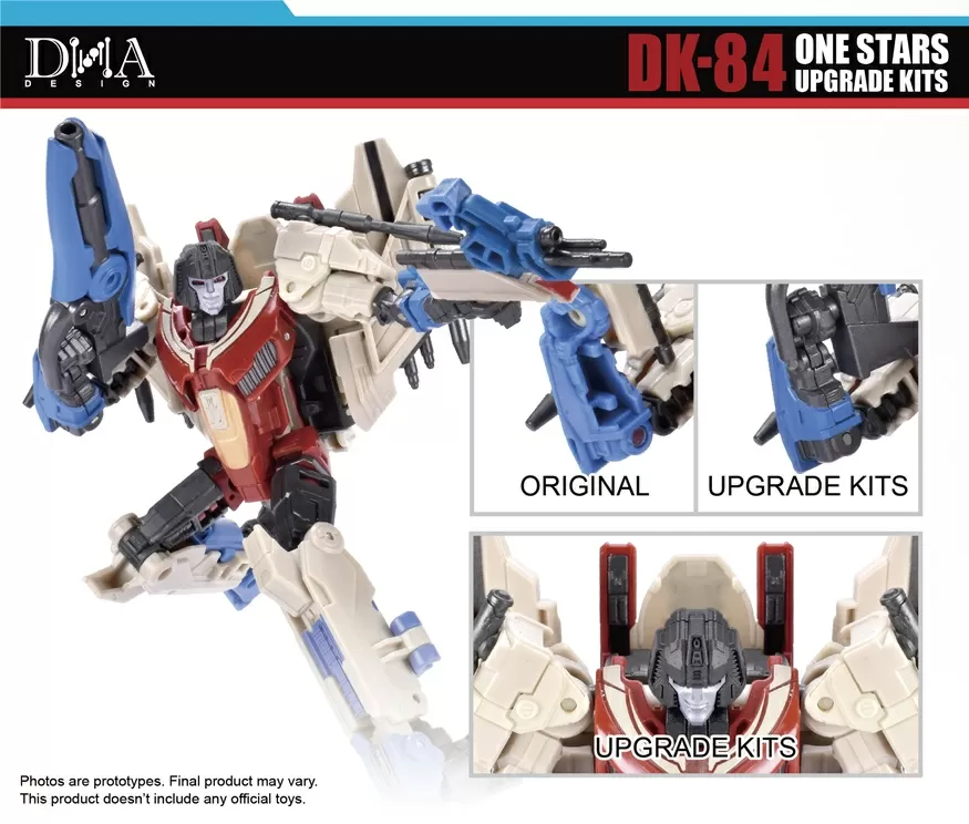 DK-84 Upgrade Kit for Transformers: One Studio Series Starscream Deluxe Class | DNA Design