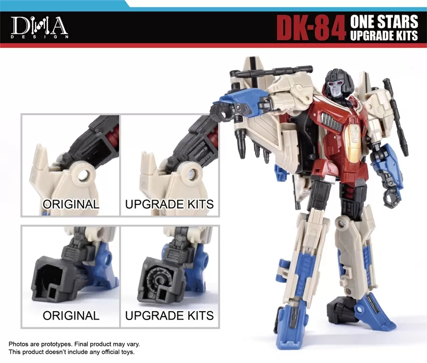 DK-84 Upgrade Kit for Transformers: One Studio Series Starscream Deluxe Class | DNA Design