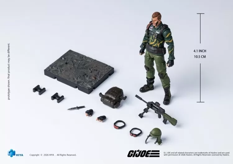 Dusty (Tiger Force Version) 1/18 Scale Exquisite Mini | G.I. Joe