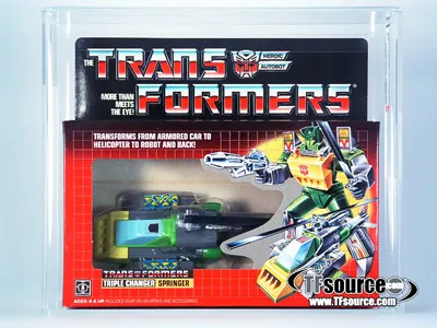 Springer AFA 85 Triple Changer Vintage Transformers G1