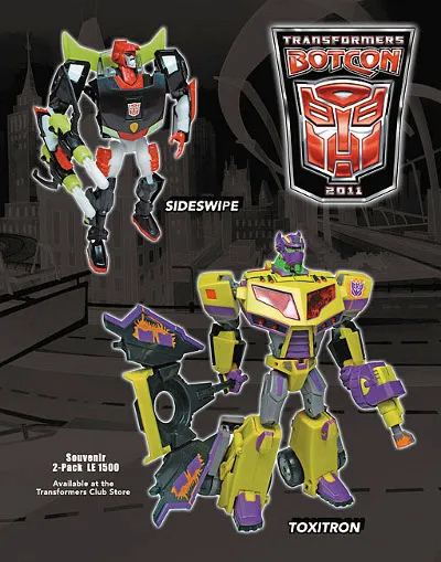Toxitron and G2 Sideswipe Botcon Exclusive Transformers G2 | Transformers Generation Two