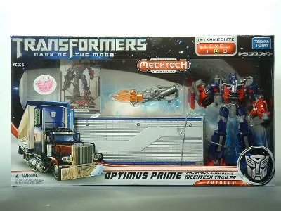 Voyager Class Mechtech DA-03 Optimus Prime with Mechtech Trailer | Transformers 3 Dark of the Moon DOTM