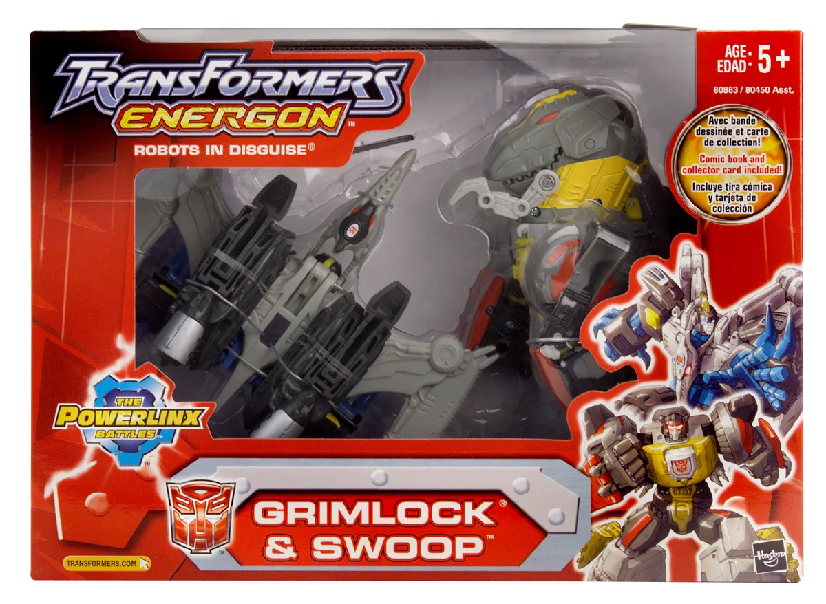 Mega Class Grimlock and Swoop | Transformers Energon