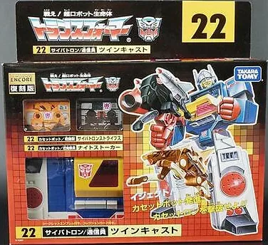 22 Twincast Japanese Exclusive Transformers G1 | Transformers Encore
