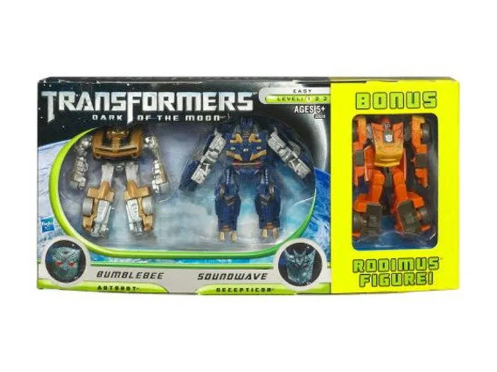 Cyberverse Bumblebee Soundwave and Rodimus Exclusive | Transformers 3 Dark of the Moon DOTM
