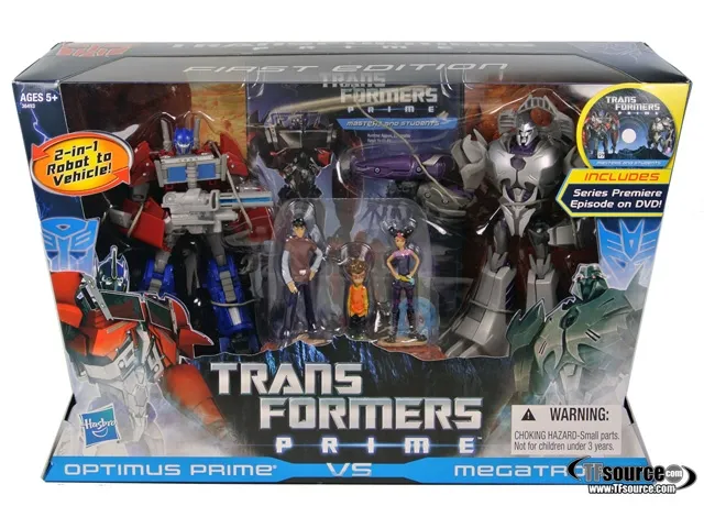 Optimus prime vs. Megatron First Edition Entertainment Pack | Transformers Prime