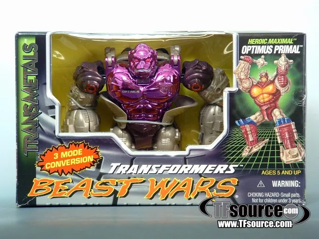 Optimus Primal Pink Purple Variant Mega Class | Transformers Beast Wars Transmetals
