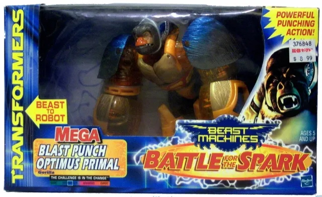 Mega Class Blast Punch Optimus Primal | Transformers Beast Machines