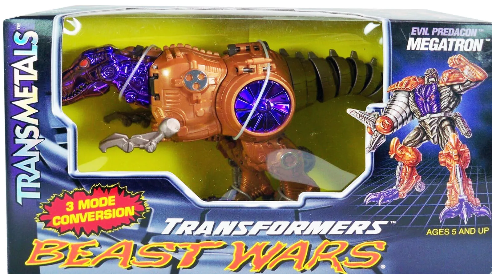 Megatron Mega Class | Transformers Beast Wars Transmetals