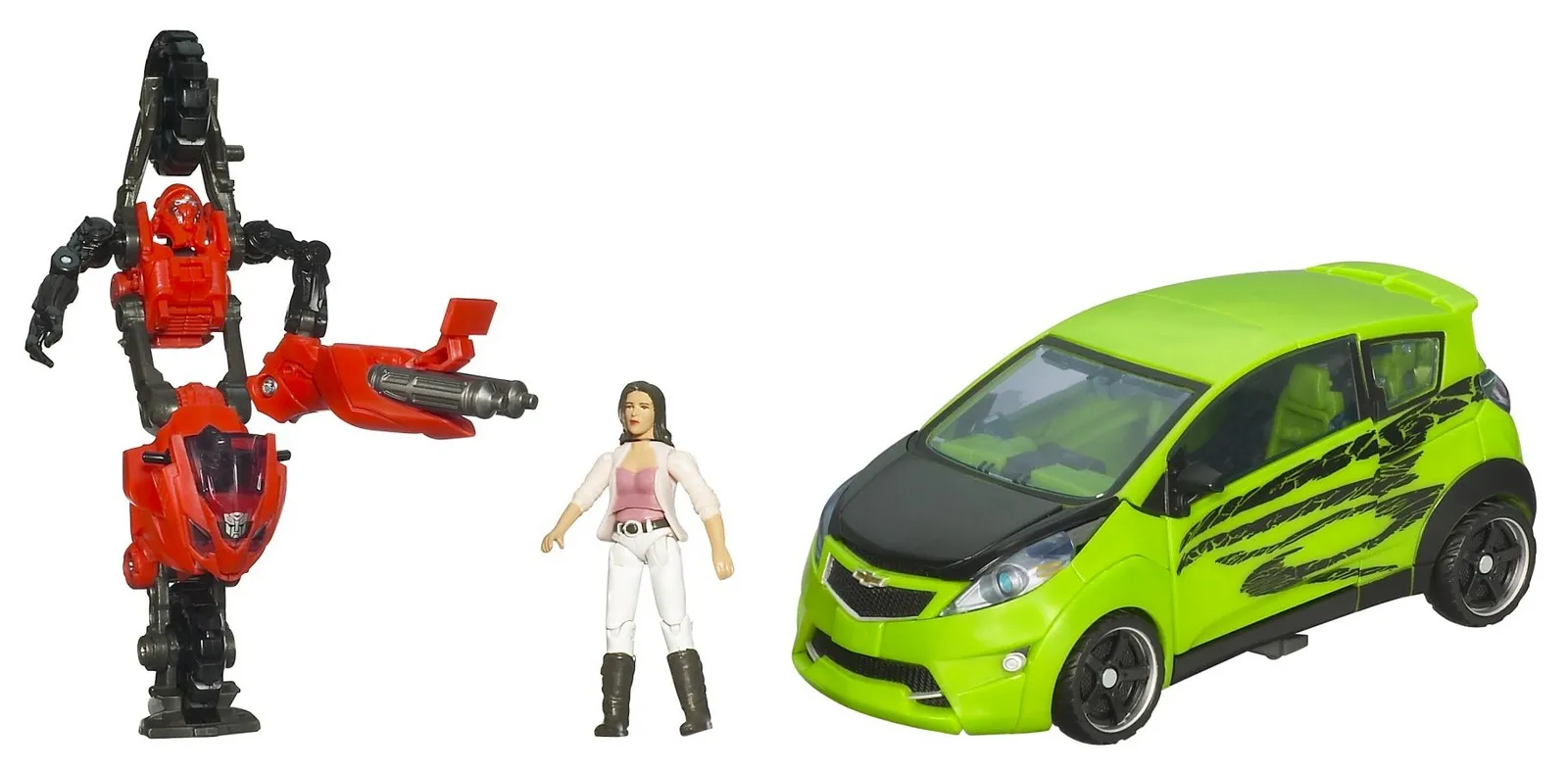 Human Alliance Autobot Skids with Mikaela Banes | Transformers 2 ROTF Revenge of the Fallen