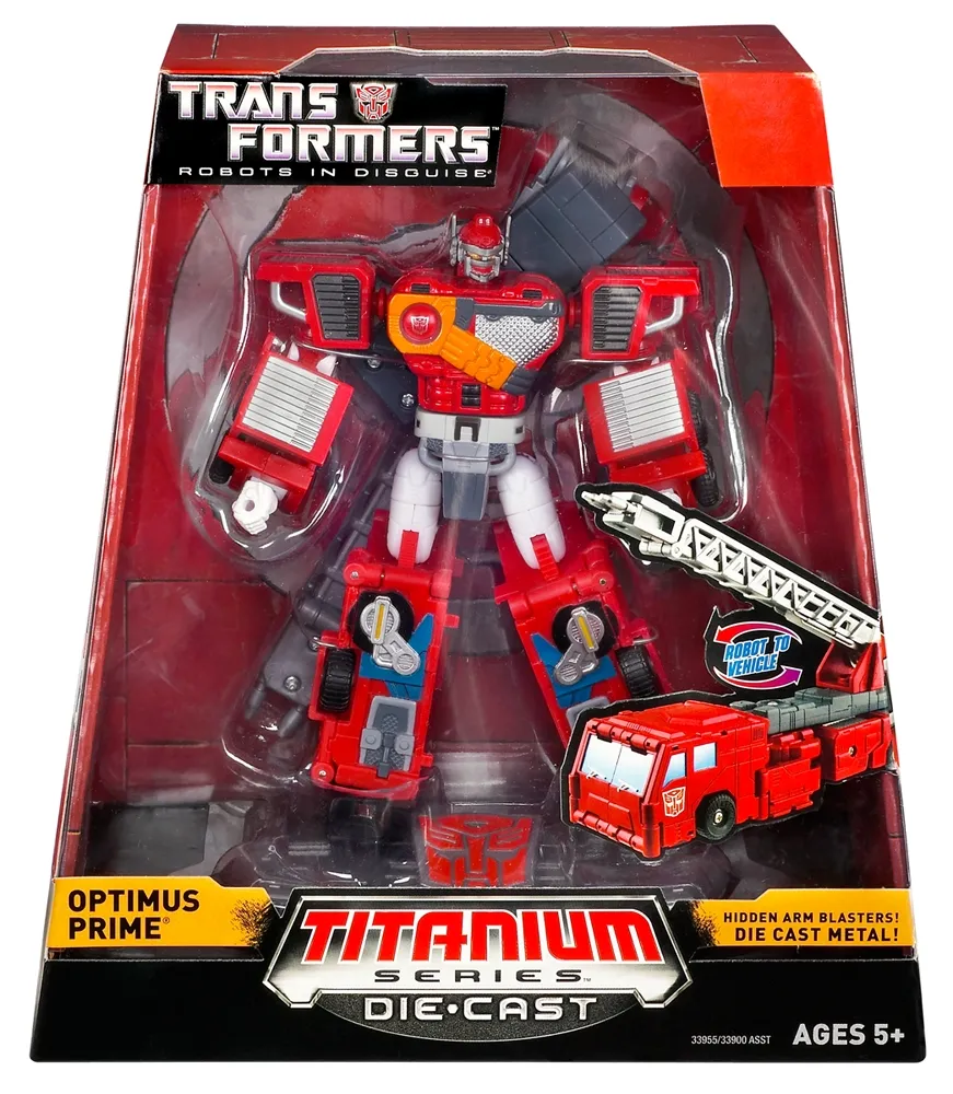 Optimus Prime Robots in Disguise 6-Inch | Transformers Titanium Cybetron Heroes