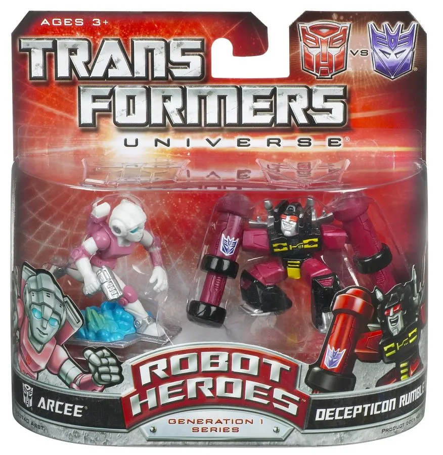 Arcee vs Rumble | Transformers Robot Heroes