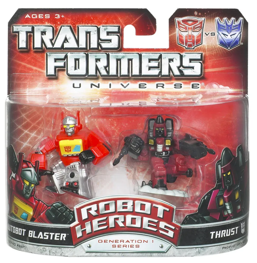 Blaster vs Thrust | Transformers Robot Heroes