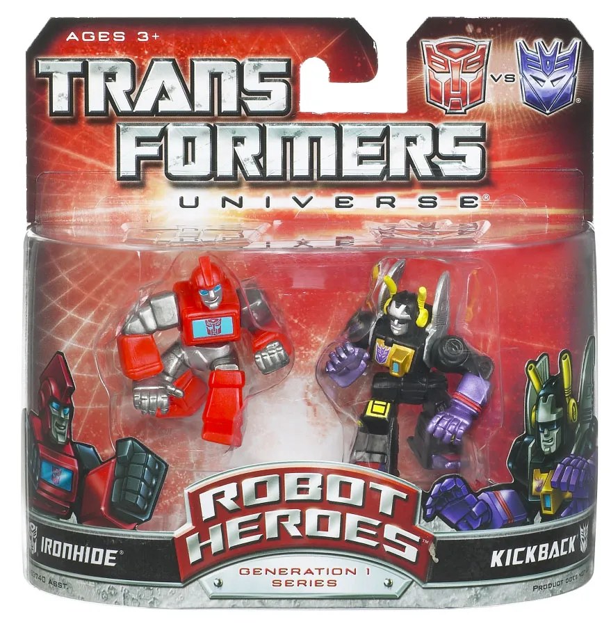 Ironhide vs Kickback | Transformers Robot Heroes