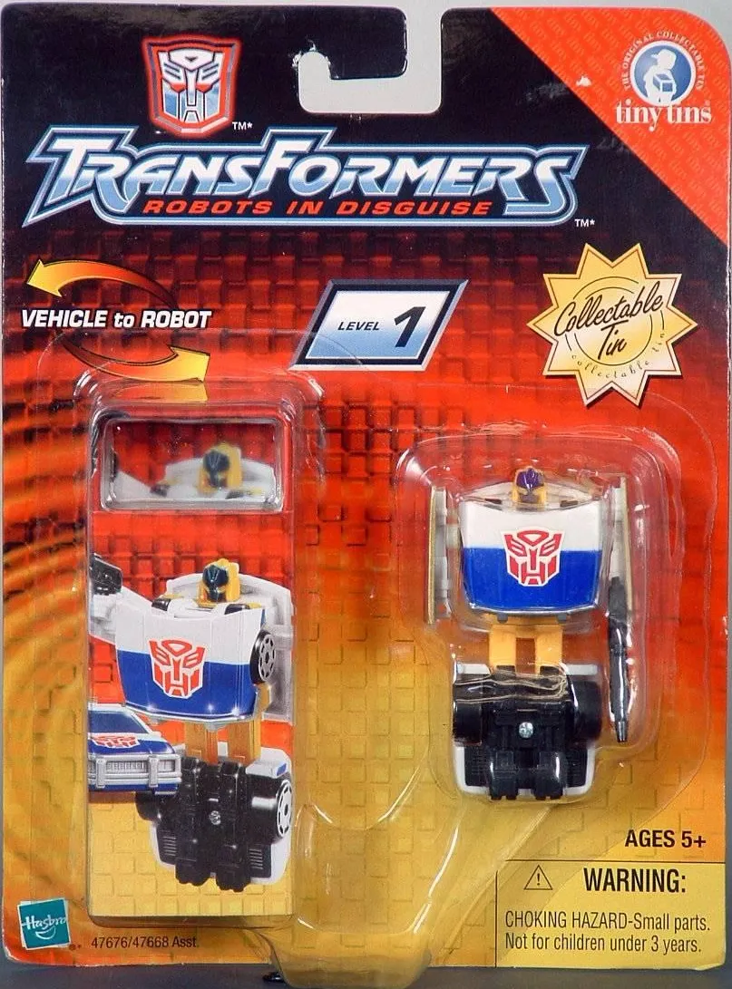 Prowl 2 Spychanger | Transformers Robots in Disguise RID Tiny Tins