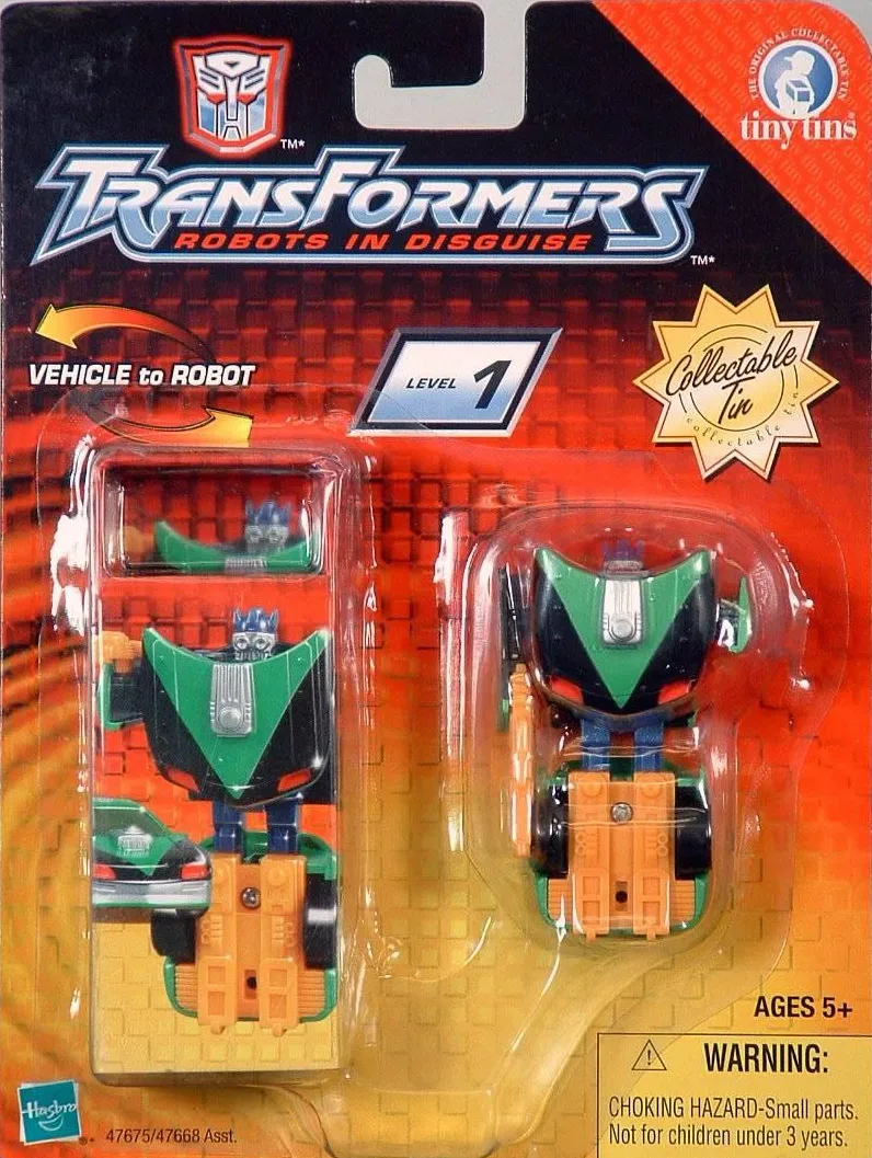 Side Swipe Spychanger | Transformers Robots in Disguise RID Tiny Tins