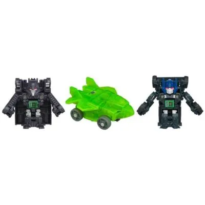 Acid Swarm Megatron and Nemesis Prime Three Pack | Transformers Bot Shots