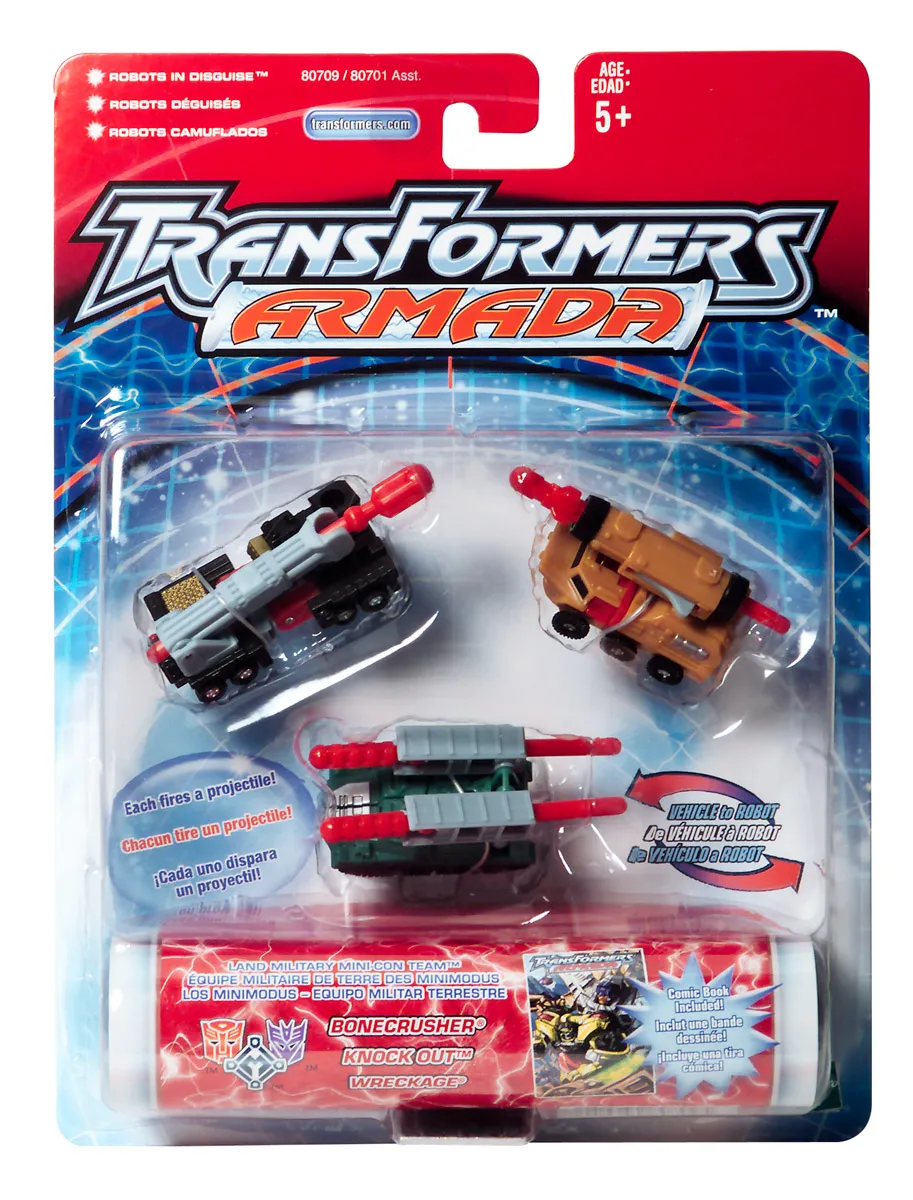 Land Military Mini-Con Team | Transformers Armada