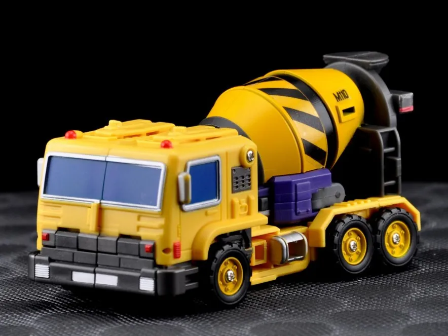Giant Set C Front End Loader and Mixer Yellow Version | MakeToys | Mtcombiner