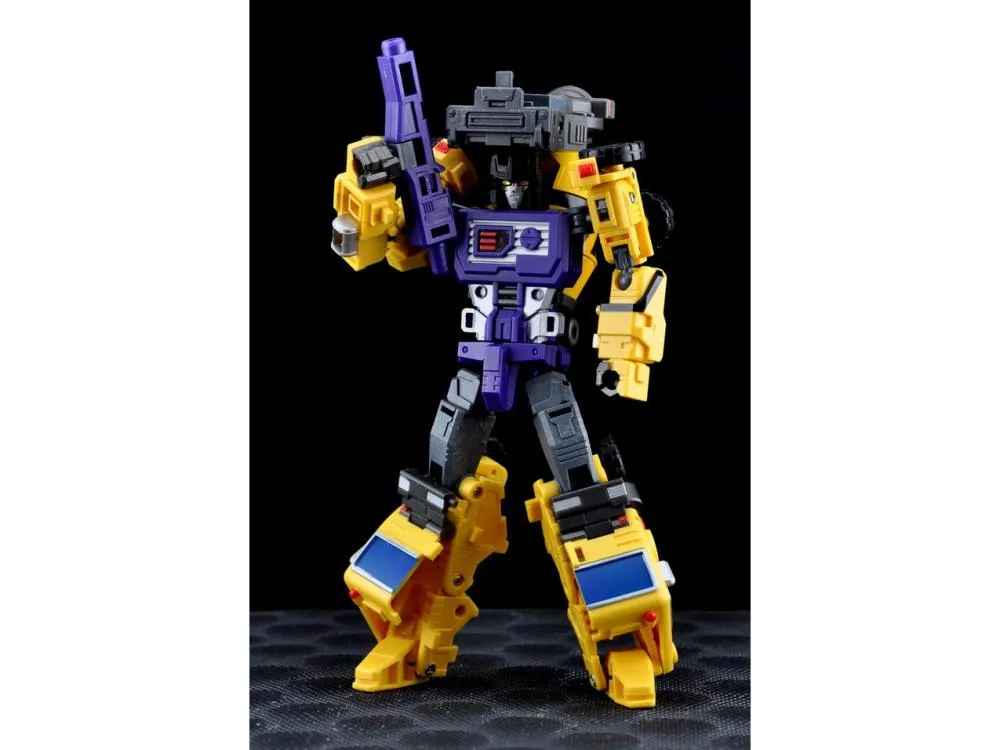 Giant Set C Front End Loader and Mixer Yellow Version | MakeToys | Mtcombiner