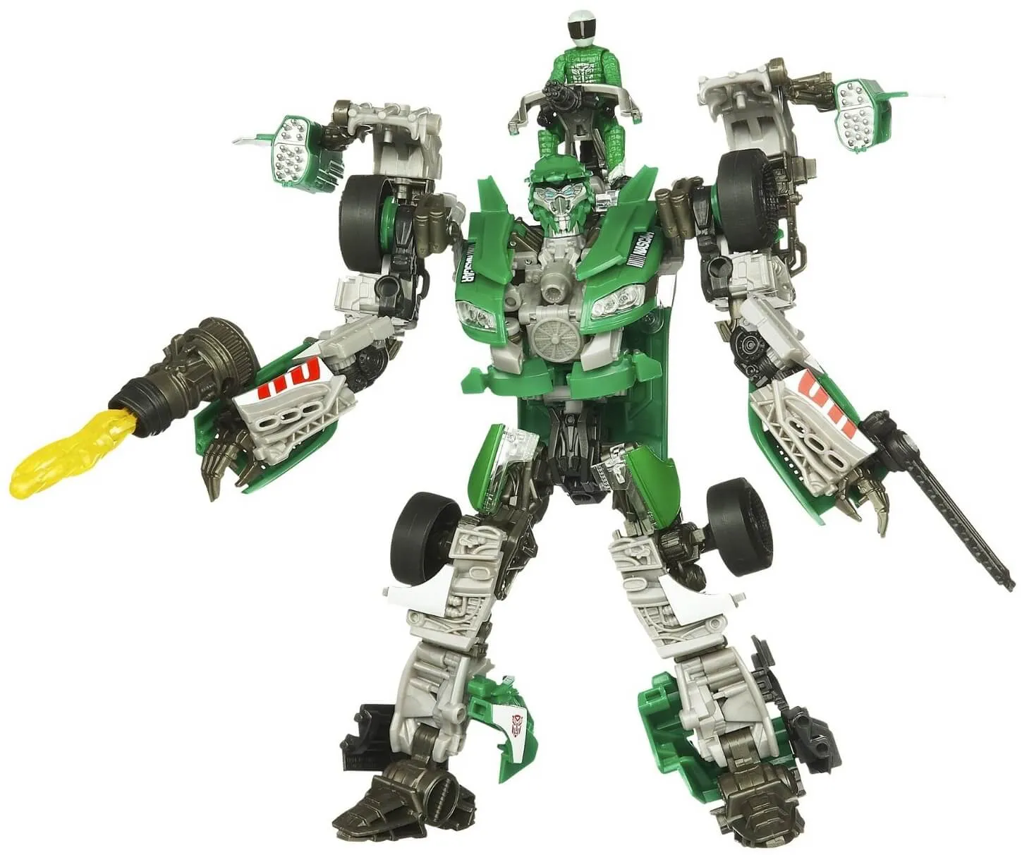 Voyager Class Human Alliance Roadbuster with Sergeant Recon | Transformers 3 Dark of the Moon DOTM