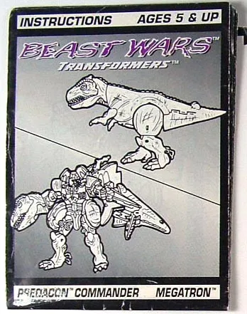 Megatron Beast Wars Instruction Manual
