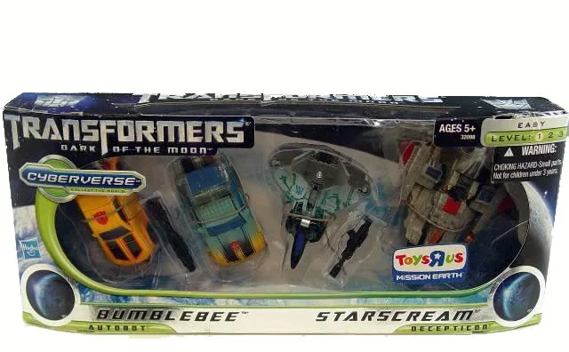 Cyberverse Bumblebee vs Starscream Exclusive 4-Pack | Transformers 3 Dark of the Moon DOTM
