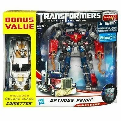 Voyager Class Optimus Prime and Comettor Exclusive | Transformers 3 Dark of the Moon DOTM