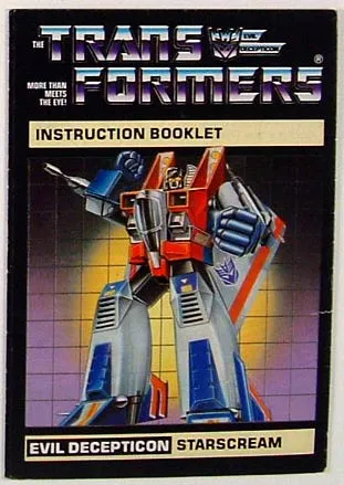 Starscream Instruction Manual
