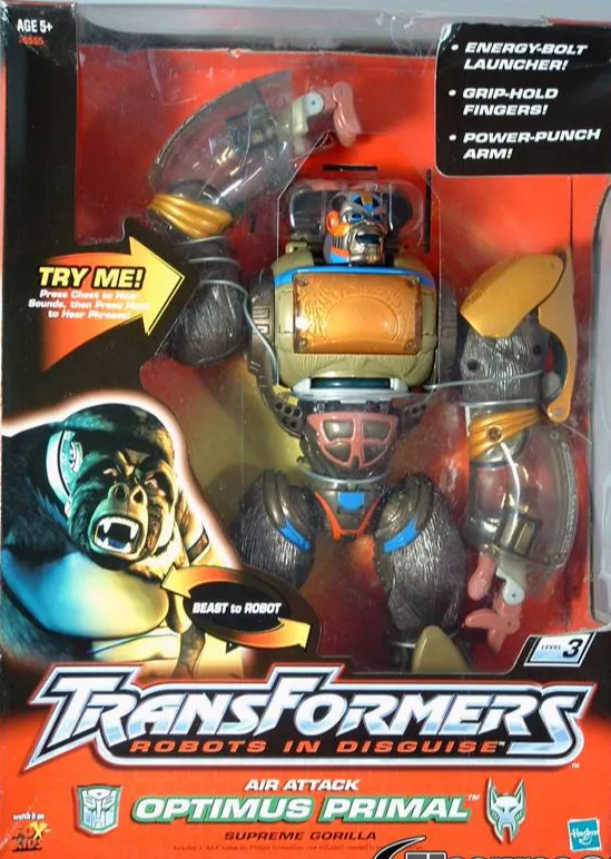Air Attack Optimus Primal Exclusive Supreme Class | Transformers Robots in Disguise RID