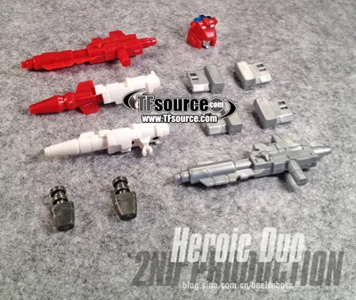 Heroic Duo Upgrade Kit for Classics Sideswipe and Red Alert | Studio Beelzeboss